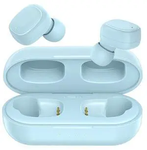 Wireless Earbuds, Bluetooth 5.4 Headphones HiFi Stereo, Comfortable Ear Buds for Kids & Teens, Fast Charging Case, IPX6 Waterproof, Lightweight in-Ear Earphones for Phone Tablet Laptop Sports, Blue