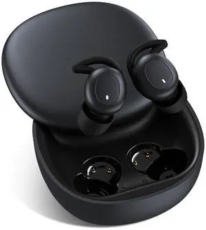 Vitadigo Sleep Earbuds Have Bluetooth 5.3 and Touch Screen Operation, with Physical Noise Cancellation, Small Size and Light Weight are Special Earbuds for Side Sleepers-Black