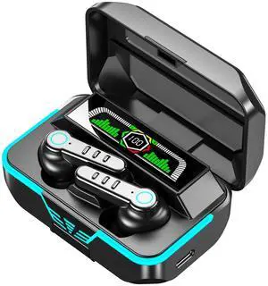 True Wireless Earbuds, 2024 Bluetooth Headphones 5.3 Earbuds, Waterproof Touch Control Ear Buds in-Ear Built-in Mic, with LED Power Display, IP7 Waterproof Earphones Sport Headset - Model 28