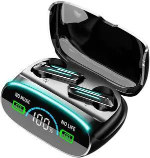True Wireless Earbuds, 2024 Bluetooth Headphones 5.3 Earbuds, Waterproof Touch Control Ear Buds in-Ear Built-in Mic, with LED Power Display, IP7 Waterproof Earphones Sport Headset - Model 32
