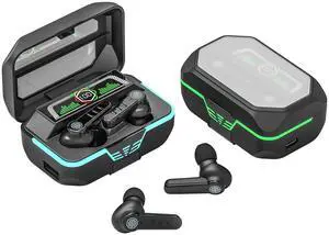 True Wireless Earbuds, 2024 Bluetooth Headphones 5.3 Earbuds, Waterproof Touch Control Ear Buds in-Ear Built-in Mic, with LED Power Display, IP7 Waterproof Earphones Sport Headset - Model 26