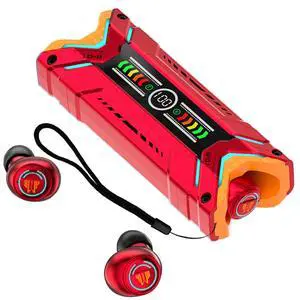 True Wireless Earbuds, 2024 Bluetooth Headphones 5.3 Earbuds, Waterproof Touch Control Ear Buds in-Ear Built-in Mic, with LED Power Display, IP7 Waterproof Earphones Sport Headset - Model 40