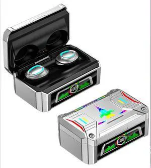 True Wireless Earbuds, 2024 Bluetooth Headphones 5.3 Earbuds, Waterproof Touch Control Ear Buds in-Ear Built-in Mic, with LED Power Display, IP7 Waterproof Earphones Sport Headset - Model 13