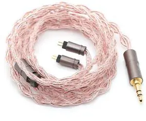 ivipQ 4-core Copper Color in-Ear Headphone Upgrade Cable IE900/mmcx to 4.4/3.5mm (IE900-4.4mm)