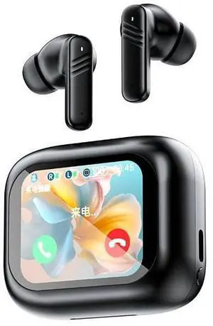 hyxghBU Real Time Translation Earbuds Noise Reduction Full-Color Touch Screen Wireless Bluetooth Earphone hyxghBU Real Time Translation Earbuds Noise Reduction Full-Color Touch Screen Wireless Bluetooth Earphone