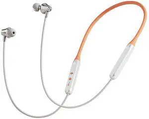 Neckband Bluetooth Headphones, In-Ear Wireless Earbuds 27g Ultra-Lightweight Comfort 8H Playtime Deep Bass Headset Wireless Stereo Neckband Earbuds with Microphone for Sports/Workout/Office (Orange)
