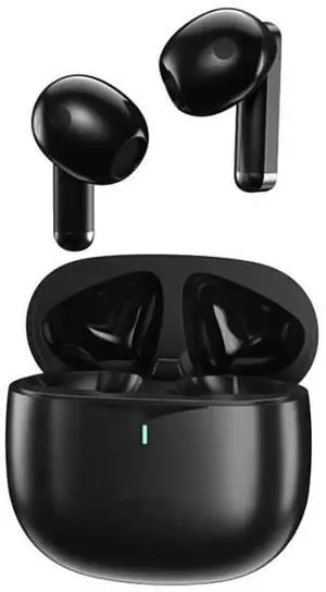 Wireless Bluetooth Earbuds with Charging Case, in-Ear Headphones, Environmental Noise Cancellation, Black