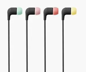 Aiaiai Pipes USB-C in-Ear Wired Earbuds, Microphone, Works with iPhone 15, Android and Laptop - Black