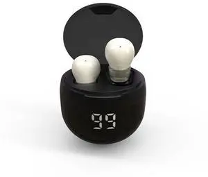 Invisible Earbuds Wireless Bluetooth - Tiny Small Earbuds with Premium Sound Quality, One-Step Auto Pairing, Smart Touch Control - Perfect for Work and Sports (Khaki)