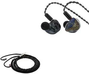 IFIXAUDIO Kiwi Ears Forteza Monitor Earbuds, 1BA + 2DD HiFi Wired Earbuds DUNU Lyre Mini in Ear Monitor Cable, HiFi Upgrade Earbud Cable (2Pin)