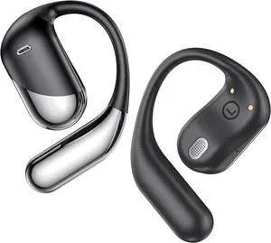 gidosha Open Ear Bluetooth 5.4 Headphones, Wireless Earbuds Sport Over Earphones with Ear Hooks 50H Playtime Ear Buds LED Display Charging Case, Waterproof Design for Running Fitness Walking