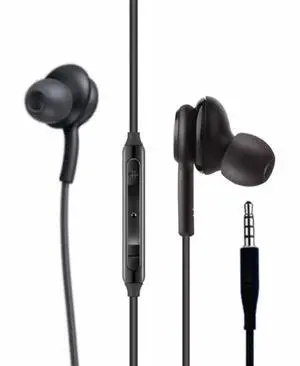 2025 New Stereo Headphones in-Ear Earbuds for Samsung Galaxy S10, S10E, S10+, S8, S8+, S9, S9+, Note 9- - 3.5 mm Jack with Microphone and Volume Buttons (Black)