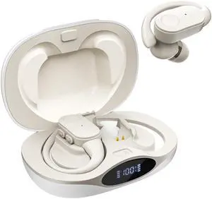 Wireless Sport Ear buds, 80hrs Playtime 5.3 Bluetooth Earbuds Running with LED Display Bluetooth Earbuds Over Ear Bud with Earhooks, ENC Noise Cancelling Mic, IPX7 Waterproof Earphone for Workout