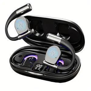 Egyrsik "2024 Bluetooth Translator Earpiece with Video Call, Real-Time AI Translation, Noise Cancelling, 100+ Languages, Long Battery Life for Travel & Business