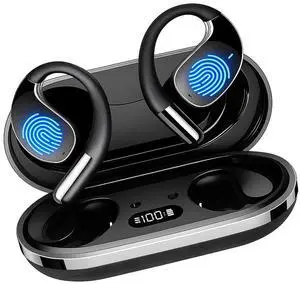 AI Translation Earbuds Real Time,144 Language Translator Earbuds for iPhone & Android, Translation Headphones 3 in 1 Calls/Music/Translator, Bluetooth 5.4, Waterproof, Black.