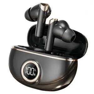 Wireless Earbuds, Bluetooth 5.4 Headphones Bass Stereo, Ear Buds with Noise Cancelling Mic LED Display, IP7 Waterproof in Ear Earphones, 42H Playtime for Laptop Pad Phones Sports Workout