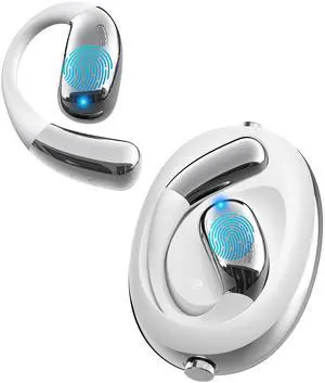 Ai Translation Earbuds Real Time, 3 in 1 Ai Language Translator Earbuds, HD Sound, 75hrs Playtime Bluetooth Headphones for Business/Learning/Travel, WhiteNo Subscription Fee