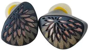 TANGZU YuXuanJi in Ear Monitors Headphones, Wired Earbuds Earphone with 10mm TPLX Topology Dynamic Driver Zinc Construction, 0.78mm Detachable Cable for IEM, Musician Audiophile, Black, 3.5mm