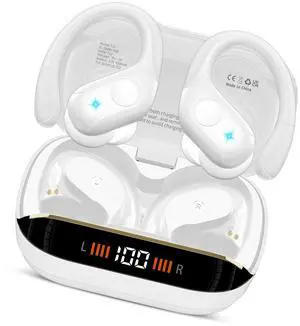 ZHINDVIS Bluetooth 5.4 Headphones HiFi Stereo, Bluetooth Earbuds