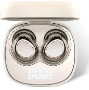 Doubc Sleep Ear Buds, 2025 True Wireless Earbuds, Ultra-Mini Bluetooth 5.4 Earbuds for Side Sleepers, 53H Play Hi-Fi Stereo 3D Bass Noise Cancelling