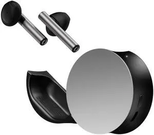 Phiaton ODDICT TWIG True Wireless Earbuds, EQ App, Bluetooth Earbuds with Silicone Tips, Wireless Quick Charging, Touch-Control, Dual 12mm Carbon Drivers, Aluminum Gray