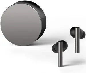 Phiaton ODDICT TWIG PRO Wireless Earbuds, Hybrid Active Noise-Canceling, True Wireless Earbuds with Qualcomm Snapdragon Sound, Ergonomic Half-in-Ear Design, Aluminum Gray