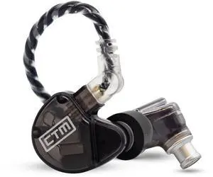 CTM CE220 - Pro Isolating Dual Driver Wired Earphones by Clear Tune Monitors (Smoke)