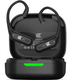 KZ XZ10 True Wireless Earhook Adapter for in-Ear Monitor Headphones, Bluetooth 5.3 Supports aptX Adaptive Codec, 72H Long Battery Life with Charging Case, & One Click Control