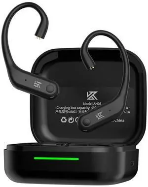 KZ AN01 Bluetooth 5.4 True Wireless Earbuds Earhook with ANC Active Noise Cancellation, LDAC Decode HiFi TWS Earphone Adapter