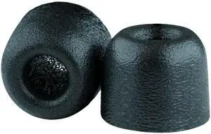 Comply 500 Core Series | Memory Foam Replacement IEM Ear Tips for KZ, Moondrop, FiiO Sennheiser & More | Superior Noise Isolation, Ultimate Comfort, Secure Fit | TechDefender, Black, Small (3 Pairs)