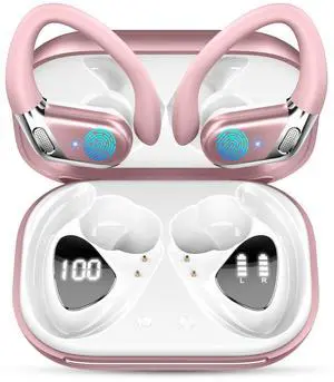 Ear buds Wireless Earbuds, Bluetooth 5.4 headphones Sport New Noise Cancelling, Running Headphones 50Hrs, Over Ear Earbuds with Ear Hooks, Bluetooth Earphones with Mic/IP7 Waterproof for Android iOS
