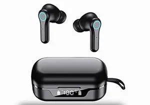 Azpen NVEE Pro Upgraded True Wireless Earbuds with Enhanced Sound Quality and Deeper Bass, IPX5 Sweat and Water Resistant and Active Noise Cancelation for Better Call and Sound Quality.