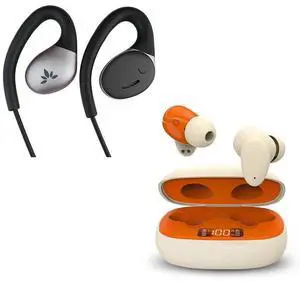 Avantree E191 & Clan N1 Bundle, Wired Open-Ear Earbuds & MicrophoneActive Noise-Canceling Wireless Earbuds for Music & Calls While Commuting with Hybrid ANC Avantree E191 & Clan N1 Bundle, Wired Open-Ear Earbuds & MicrophoneActive Noise-Canceling Wireless Earbuds for Music & Calls While Commuting with Hybrid ANC