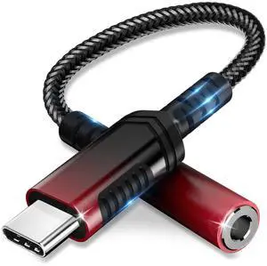 AFGHOA 3.5 mm Jack Earbuds Wired for Chromebook Laptop PC and USB C to 3.5 mm Jack Headphone Adapter