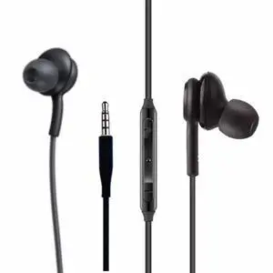 aioklcy 2025 New in-Ear Earbuds Stereo Headphones for Samsung Galaxy S10, S10E, S10+, S8, S8+, S9, S9+, Note 9- Designed 3.5 mm Jack with Microphone and Volume Buttons (Black)