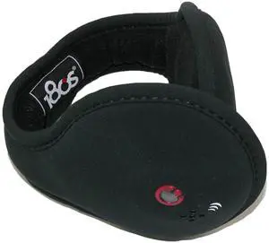 180s Bluetooth Headphone Wrap Around Earmuffs, Black