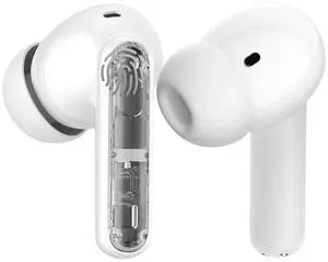 AIgetopANC Wireless Earbuds P1 PRO with Translucent Style, Bluetooth Headphones with Clear Call Mics, IPX7 Waterproof Ear Buds Deep Bass Wireless Earphones, 30H Compatible with Samsung TV Android iOS