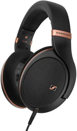 Sennheiser HD 505 Headphones, Wired, Over-Ear, with Transparent Sound and Controlled Bass, Enhanced Wearing Comfort, for Music, Work and Gaming - incl. 1.80 m Cable, Drawstring Bag - Copper Edition