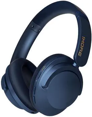 1MORE SonoFlow-Pro Noise Cancelling Headphones - HQ51 Over Ear Bluetooth Headphones with LDAC for Hi-Res Wireless Audio,100H Playtime,Bluetooth 5.4,QuietMax ANC, Comfortable Fit,Clear Calls (Navy)