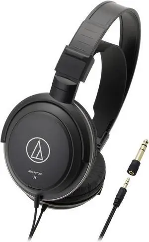 Audio-Technica ATH-AVC200 SonicPro Over-Ear Closed-Back Dynamic Headphones - 1/8", Black
