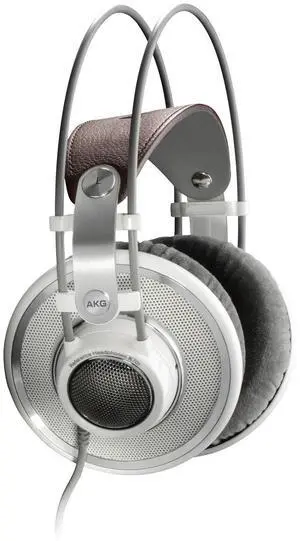 AKG Pro Audio K701 Over-Ear, Open-Back, Flat-Wire, Reference Studio Headphones, White