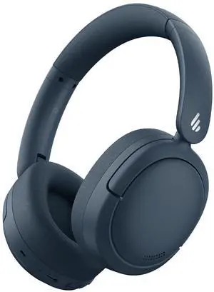 Edifier V80 Hybrid Active Noise Cancelling Headphones, True Wireless Over Ear Bluetooth Headset with 45H Playtime Hi-Res Audio Fast Charging Multipoint Connection for Travel Home Office (Navy)