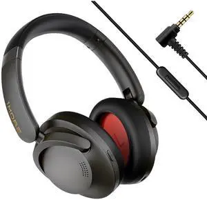 1MORE SonoFlow Pro HQ51 Active Noise Cancelling Headphones, 4X Voice Reduction, LDAC Hi-Res Audio, 12 Custom EQ, 100H Playtime, Bluetooth 5.4, Comfort Fit Over Ear Headset for Home Office Travel