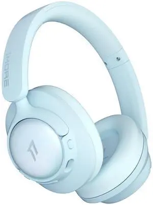 1MORE SonoFlow SE HQ31 Wireless Bluetooth Headphones -42dB Noise Cancelling Over-Ear Bluetooth Headset with Hi-Res Audio, 90H Playtime, LDAC, All-Day Comfort for Travel Work Gaming, Blue