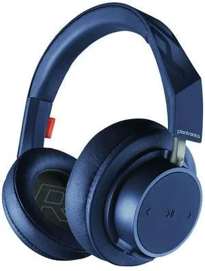 Plantronics BackBeat GO 600 Noise-Isolating Headphones, Over-The-Ear Bluetooth Headphones, Navy (211139-99)