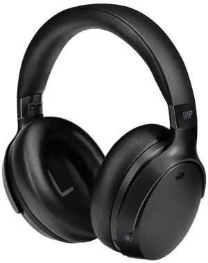Monoprice Dual Driver Bluetooth Headphone with ANC (Active Noise Canceling), 20mm & 50mm Drivers, up to 50 Hrs Playtime, USB-C Charging