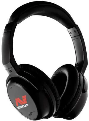 MINELAB ML85 Wireless Low Latency Headphones for EQUINOX, X-TERRA & MANTICORE Metal Detectors (Charging Cable, Hard Shell Case, Mesh Bag Included)