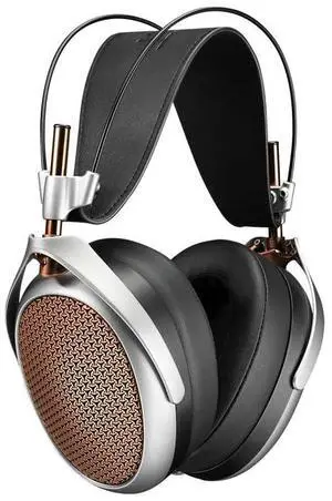 MEZE AUDIO Poet | Wired Over-Ear Planar Magnetic Open-Back Headphones for Audiophiles | Acoustic Metamaterial Tuning System | Detachable Magnetic Earpads | Premium Braided Cable Included