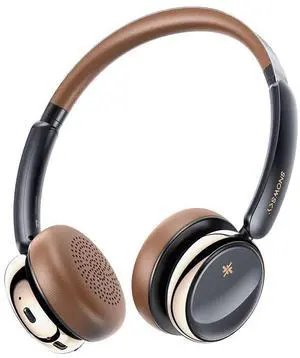 FiiO Anytime Active Noise Cancelling Bluetooth 5.4 Retro Headphones, 58H Playtime, with Microphone,Light Weight Earphones Comfort Headsets for Travel,Home (Black)