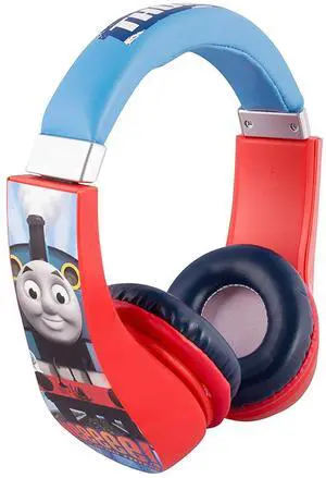Sakar Kids Safe Over The Ear Headphones, Volume Limiter for Developing Ears, 3.5MM Stereo Jack, Recommended for Ages 3-9
